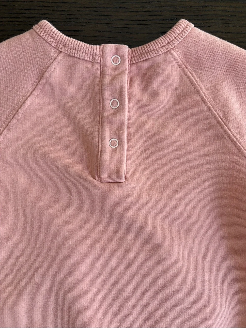 Maison Me Pink Baby Romper with Heart 'mon coeur' Graphic